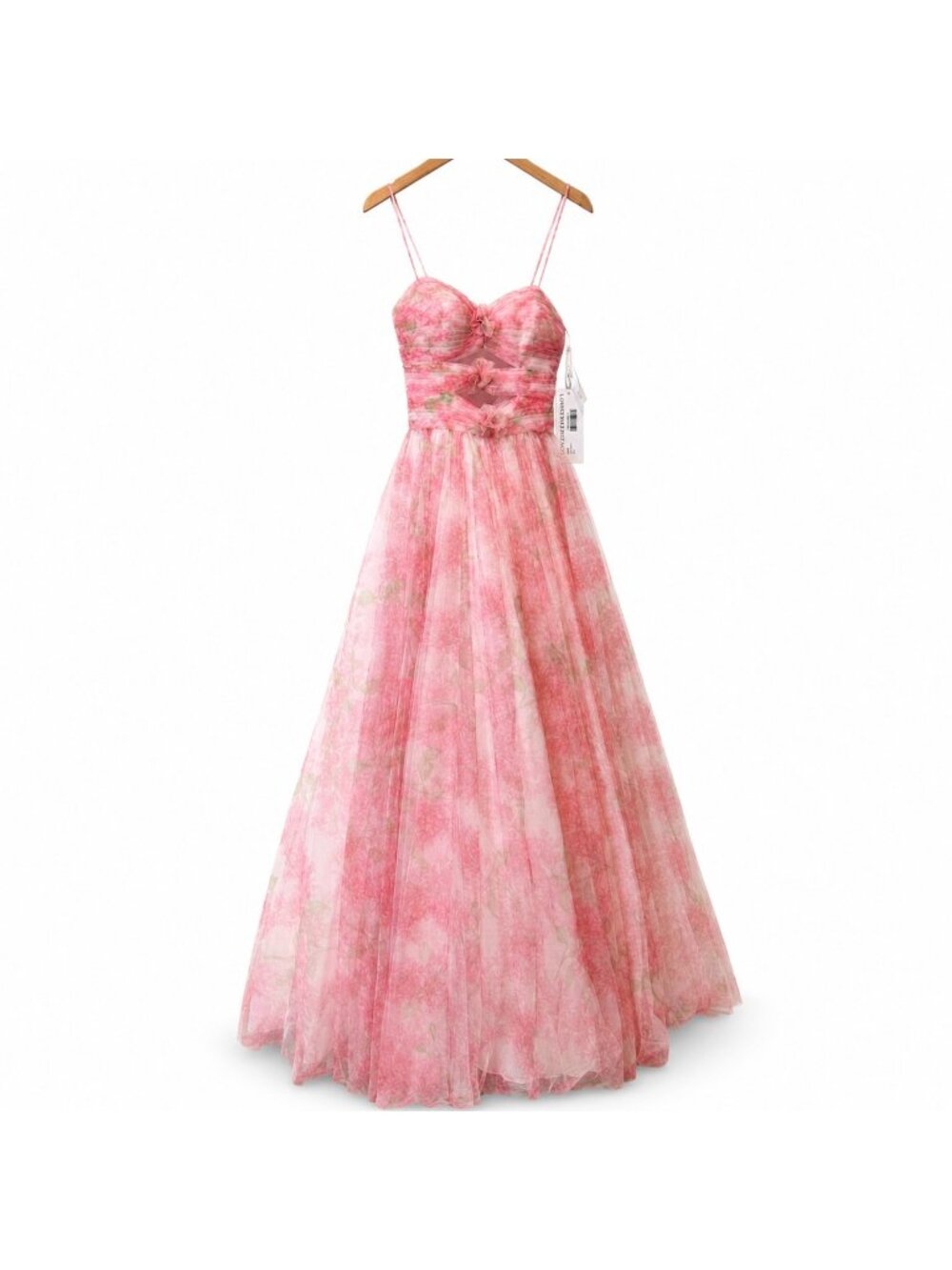 Jovani 40402 Romantic Floral Cutout Sweetheart Long Prom Formal Gown Womens 6 - Picture 7 of 10